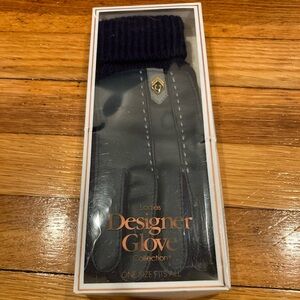 Vintage English Village | Navy Dress Gloves in Box